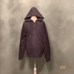 Quarter Button Hoodie